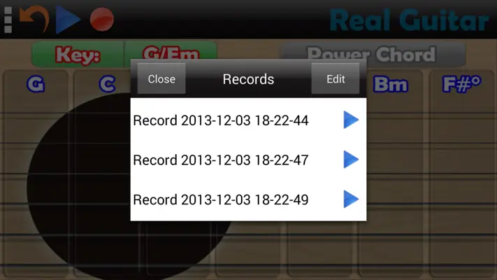 Real Guitar android App screenshot 14