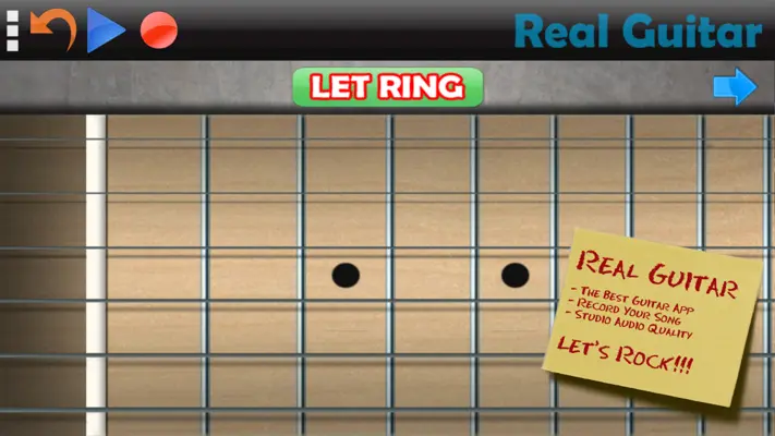 Real Guitar android App screenshot 17