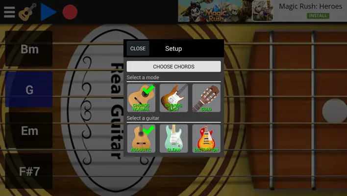 Real Guitar android App screenshot 4