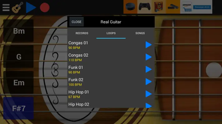 Real Guitar android App screenshot 6